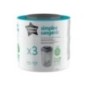 Tommee Tippee Lot De 3 Recharges Pour Poubelle