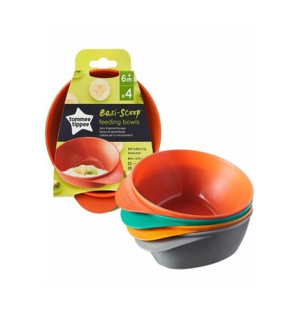 Tommee Tippee Lot De 4 Bols Pour Bébé Easi Scoop