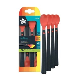 Tommee Tippee Lot de 4 Cuillères Thermosensibles +4m