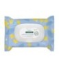 Klorane – Lingettes nettoyantes douces pour le corps au Calendula apaisant – Bébé – Peau normale à sèche 25 u