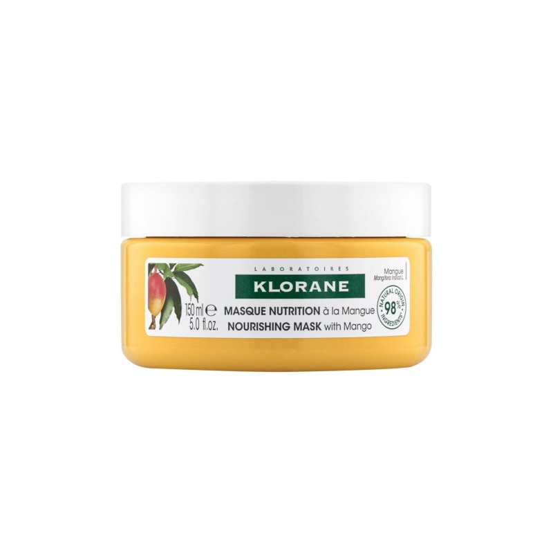 Klorane – Masque nutrition à la Mangue – Cheveux secs 150 ml