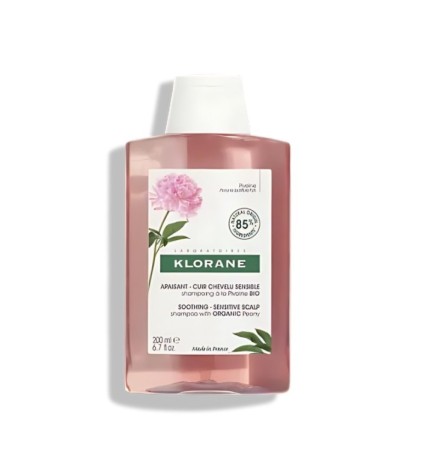 KLORANE APAISANT Shampoing Anti-irritation et Protecteur à la Pivoine BIO 200 ml