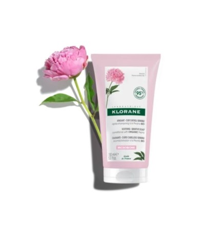 Klorane Baume Apres-Shampoing Apaisant a la pivoine 150ml
