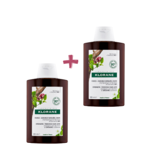 Klorane Shampoing A La Quinine 2 x 200ml PACK