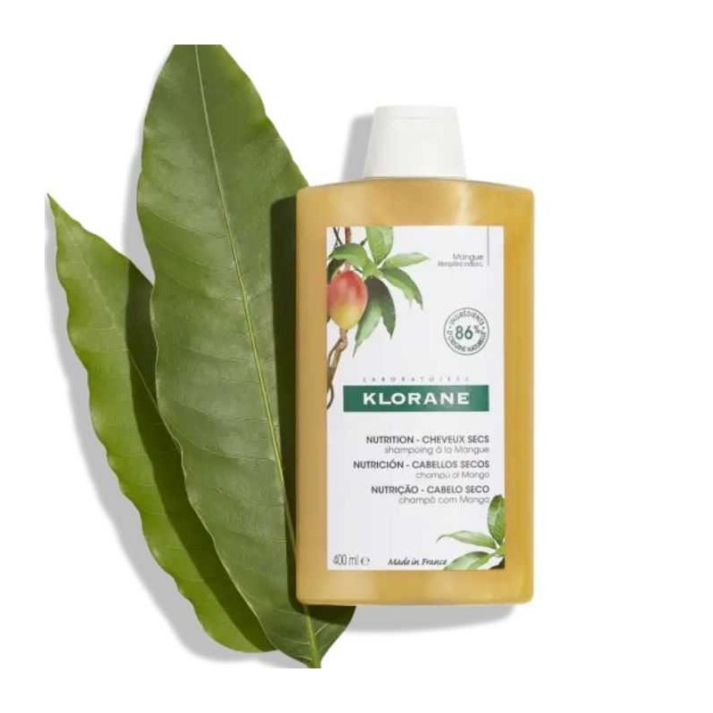 Klorane Shampoing Traitant Nutritif au Beurre de Mangue – 400 ml