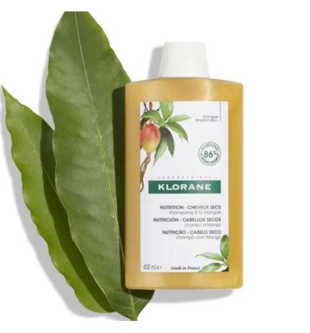 Klorane Shampoing Traitant Nutritif au Beurre de Mangue – 400 ml