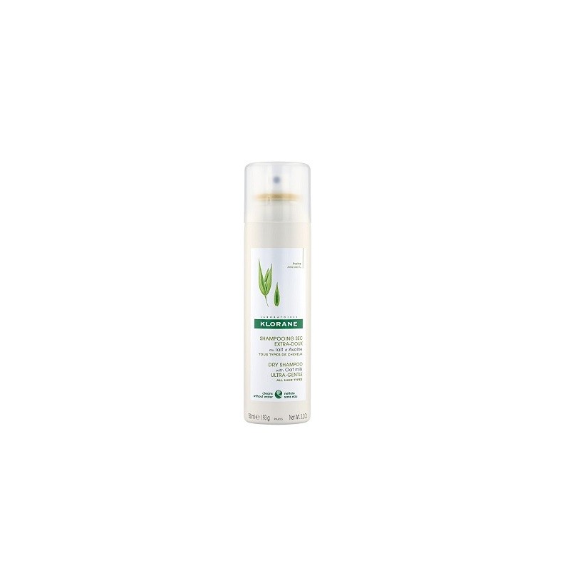 KLORNE Shampooing Sec Extra Doux Au Lait D’avoine – 150 ml
