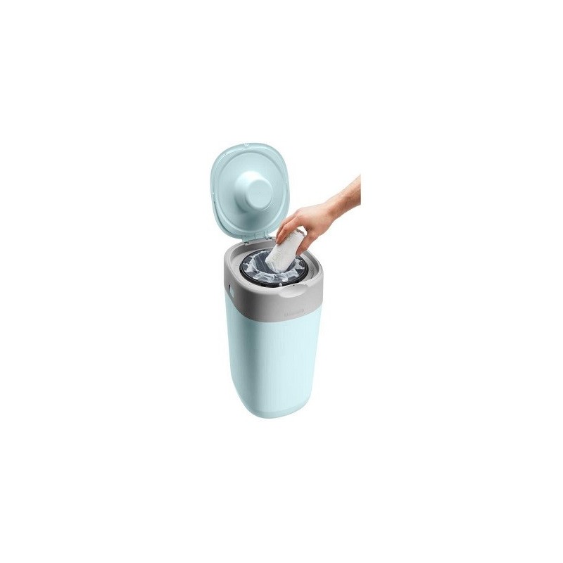 Tommee Tippee Poubelle à Couches Anti-Odeur Twist & Click – Bleu