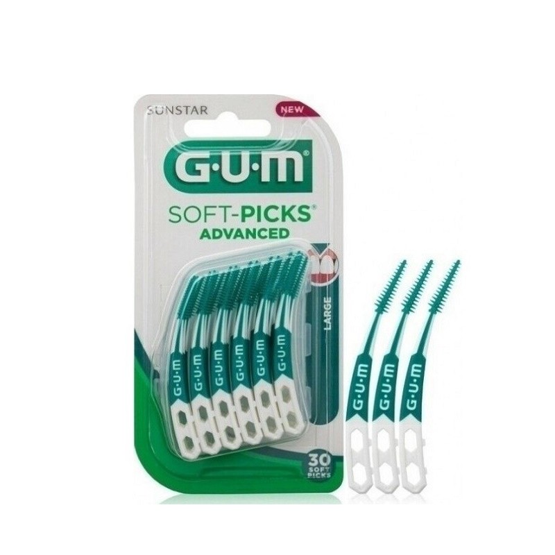 Gum Soft Picks Advanced Large 30 Pièces 651