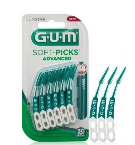 Gum Soft Picks Advanced Large 30 Pièces 651