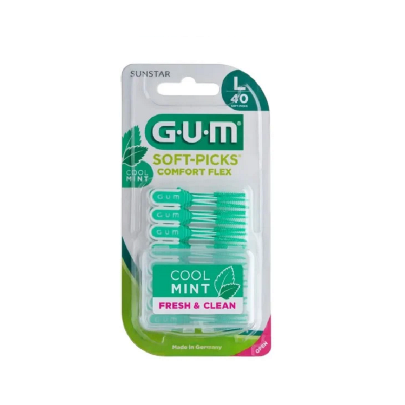 GUM Soft-pick Comfort Flex mentholé Large Réf671