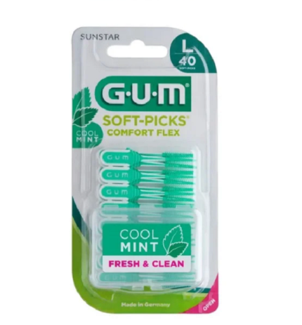 GUM Soft-pick Comfort Flex mentholé Large Réf671