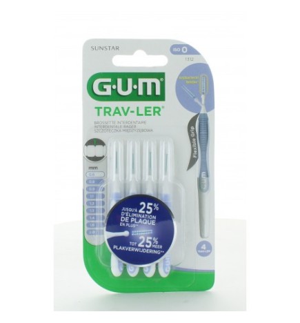 Gum Trav-Ler Brossette Interdentaire 0.6mm Ref1312
