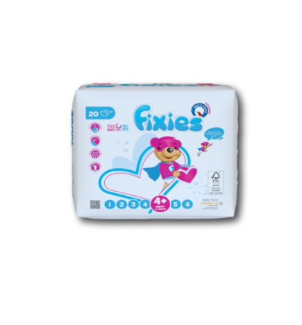 Hartmann Fixies Couche Enfant Maxi 9-20kg / 20 Pieces