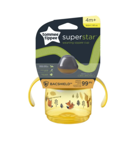 Tommee Tippee Tasse d’apprentissage +4m 190ml Jaune