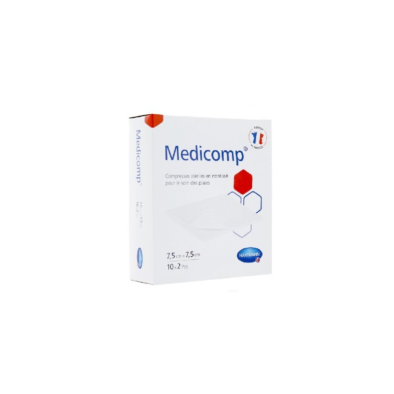 Hartmann medicomp compresse 7.5*7.5