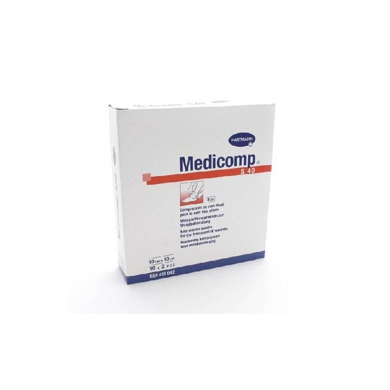 Hartmann Medicomp compresse stériles 10*10