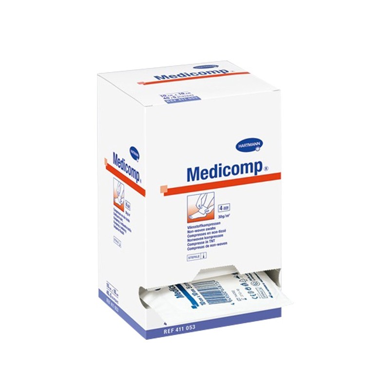 Hartmann medicompresses 5*5cm 100/boite