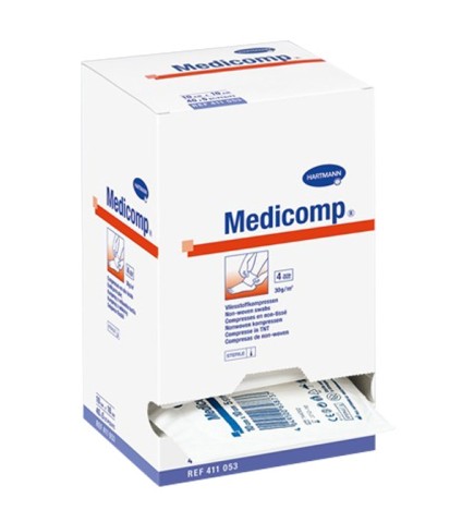 Hartmann medicompresses 5*5cm 100/boite