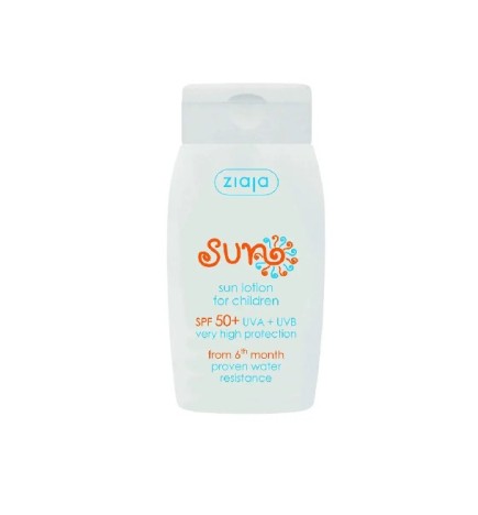 Ziaja Sun Lotion Pour Enfant Spf50+ 125ml
