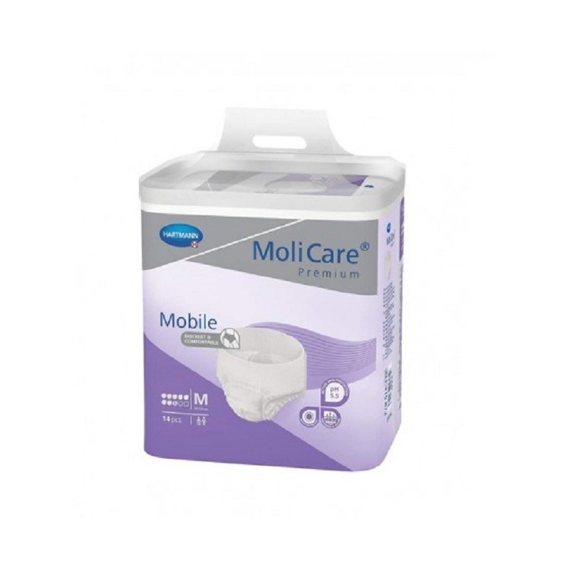 HARTMANN MOLICARE MOBILE SUPER SLIP ABSORBANT TAILLE M/NUIT X14 Unités