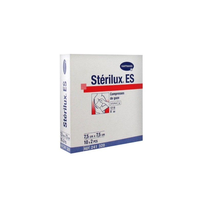 Hartmann sterilux ES compresse de gaze 7.5*7.5