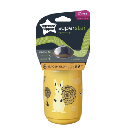 Tommee Tippee Tasse d’entrainement +12m 390ml jaune