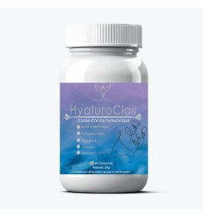 Health Power HyaluroClair à base d’acide hyaluronique 60 Comprimés