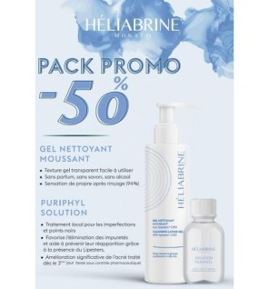 HELIABRINE HA GEL NETTOYANT MOUSSANT 200ML  égal  Ha Puriphyl Solution 30ml Offerte
