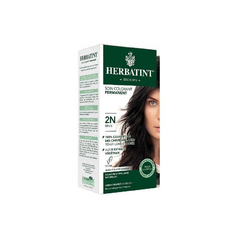 Herbatint Soin Colorant Permanent 2N Brun