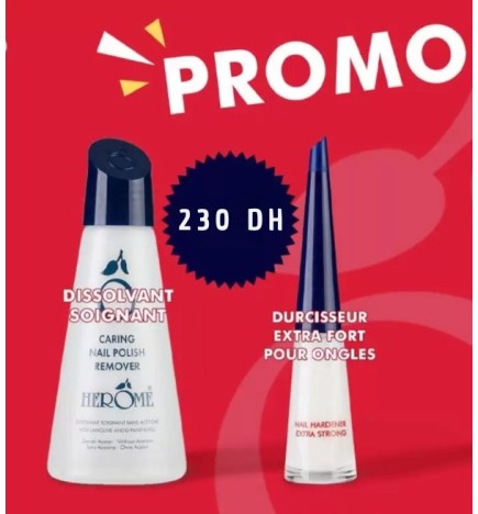 Herome Durcisseur Extra Fort Pour Ongles+ Dissolvant