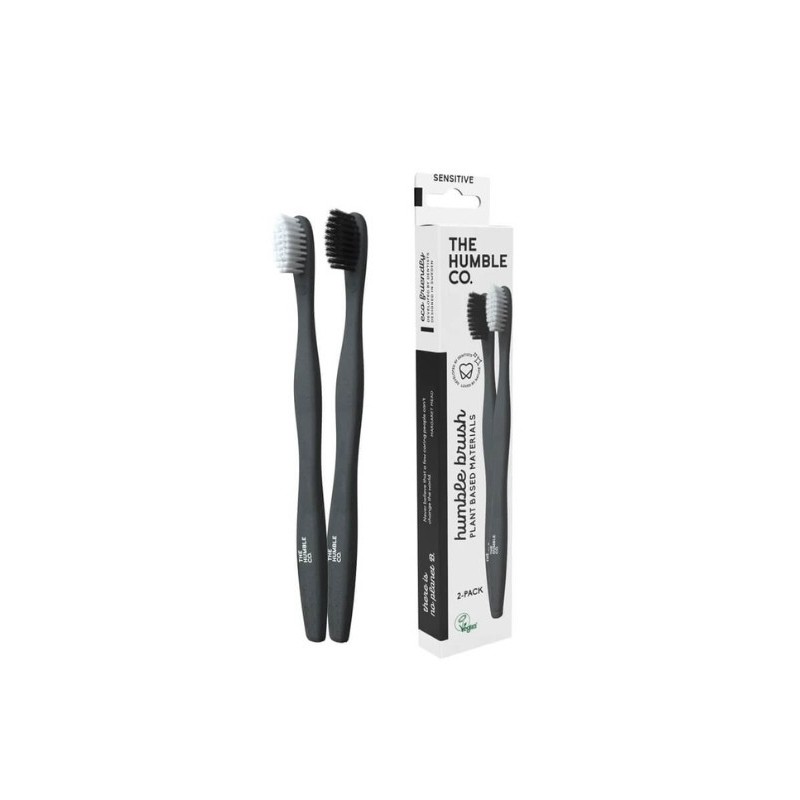 HUMBLE BROSSE A DENTS ADULTE A BASE DE PLANTES X2