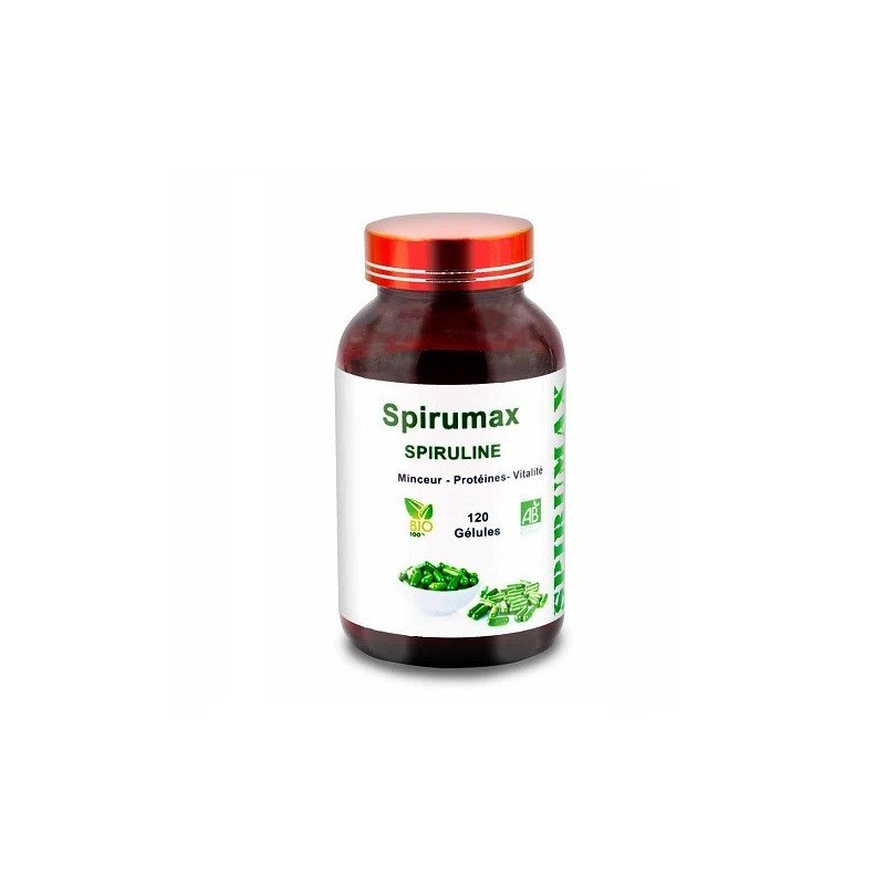 Hydra plus spirumax spiruline 120gelules