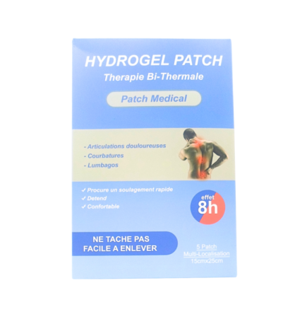 Hydrogel Patch Medical Grand modele 15cm X 25cm 1 unite
