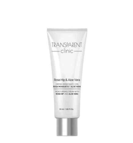 Transparent Clinic Rose Hip & Aloe Vera Creme Hydratante 50ml