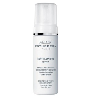 Institut Esthederm – Esthe-White System Mousse Nettoyante Éclaircissante Jeunesse – 150 ml