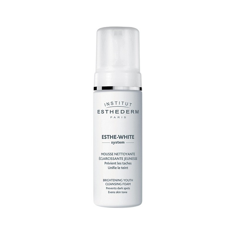 Institut Esthederm – Esthe-White System Mousse Nettoyante Éclaircissante Jeunesse – 150 ml