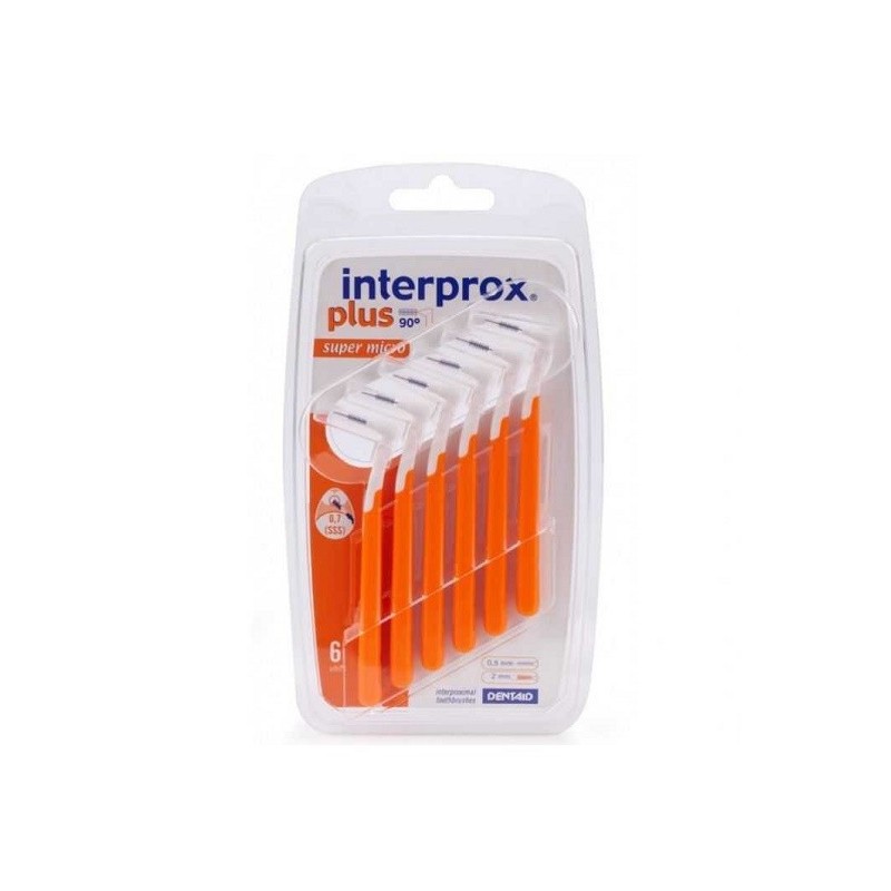 Interprox Plus Orange Super Micro Brossettes Interdentaires 6 Piéces