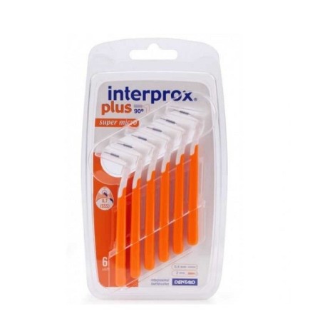 Interprox Plus Orange Super Micro Brossettes Interdentaires 6 Piéces