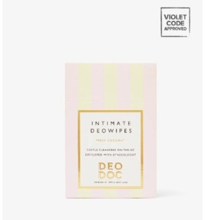 Intimate Deowipes Fresh Coconut 10 Contains