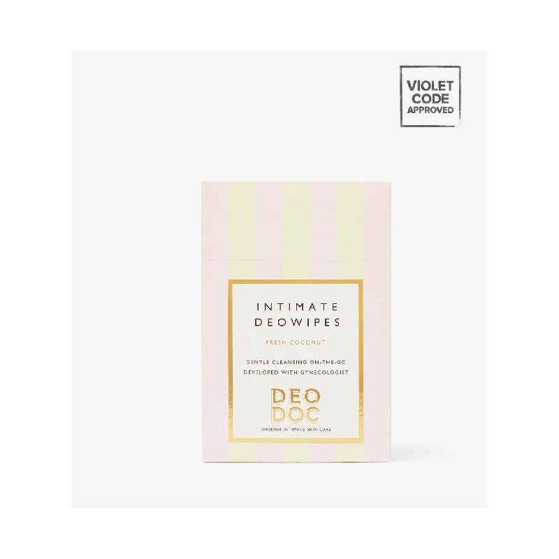 Intimate Deowipes Fresh Coconut 10 Contains