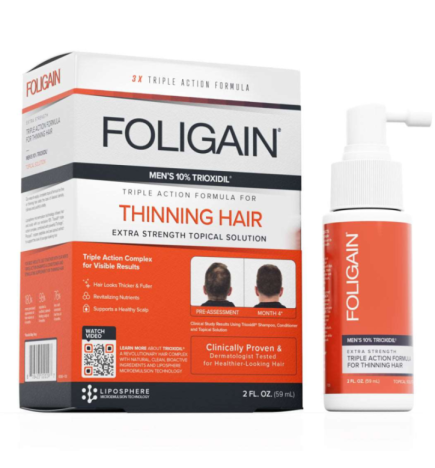 Foligain Triple Action Lotion Trioxidil 10% Homme