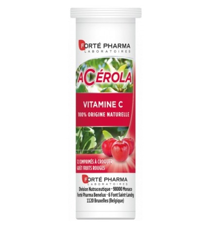 Forté Pharma Acérola Vitamine C – 12 Comprimés