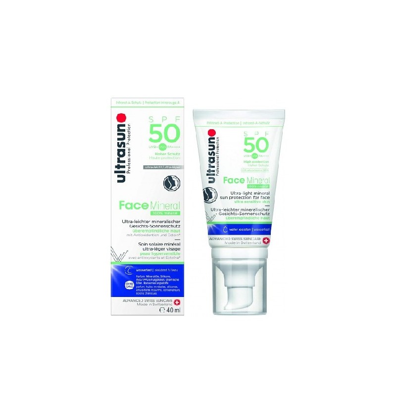 ULTRASUN FACE MINÉRAL ULTRA-LIGHT SPF 50+40ml