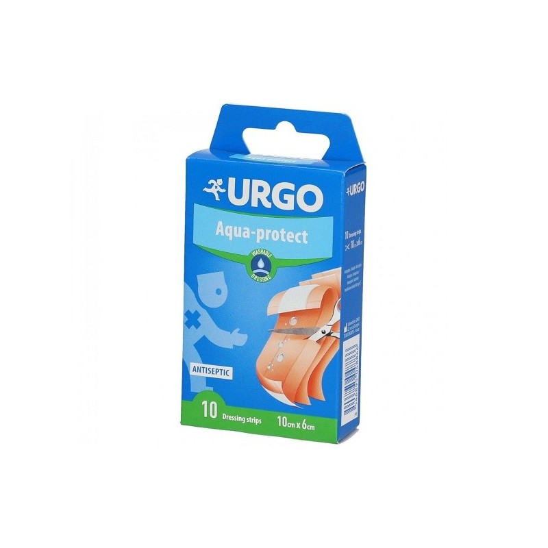 URGO AQUA PROTECT 10CM*6CM BOITE DE 10 PIECES