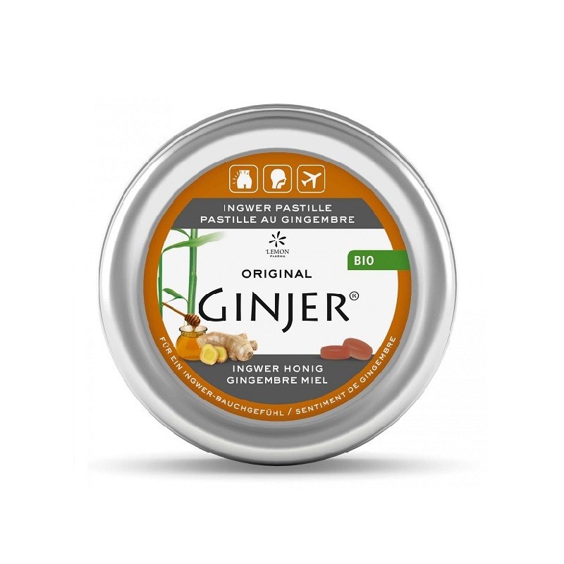 GINJER PASTILLES GINGEMBRE MIEL 40 G