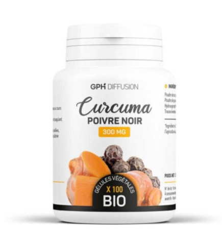 GPH Curcuma & Poivre Noir 300mg 100 Gelules