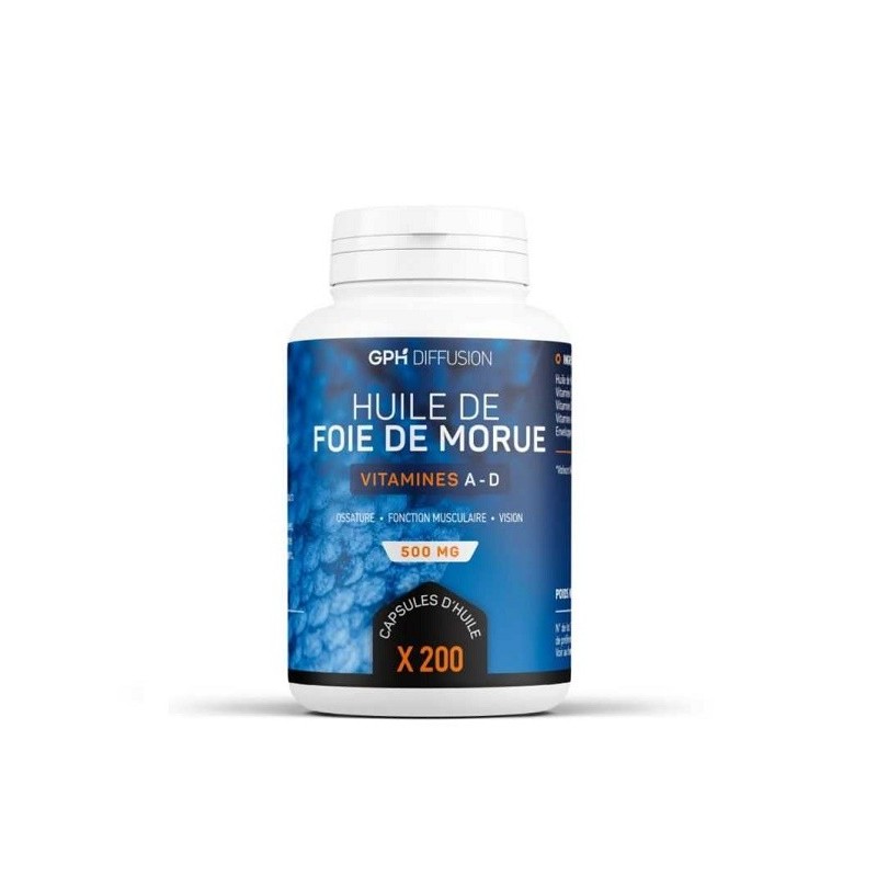 Gph Diffusion Huile de Foie de Morue – 200 Capsules