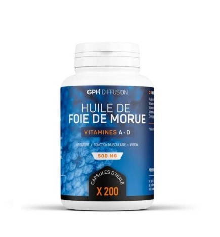 Gph Diffusion Huile de Foie de Morue – 200 Capsules