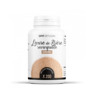 GPH Diffusion Levure de Biere Revivifiable 200 Gelules